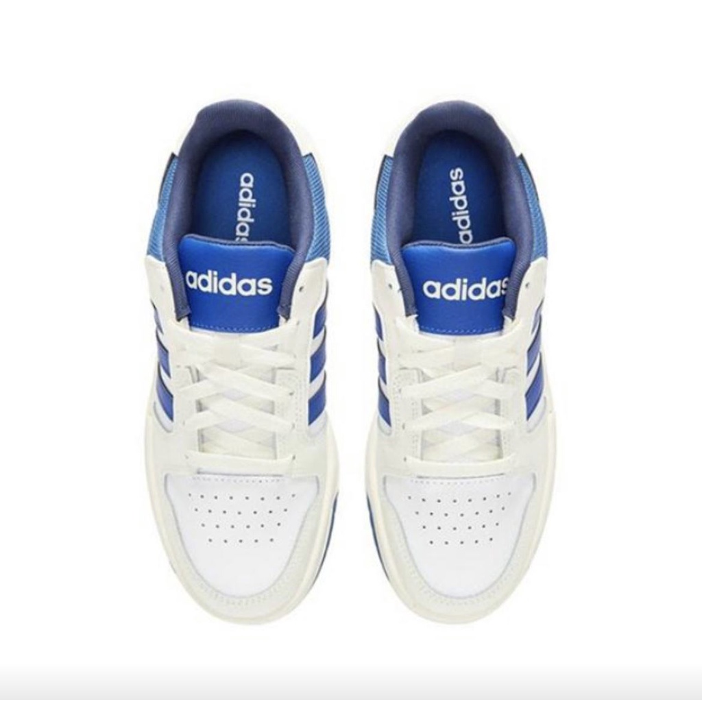 adidas neo Entrap รองเท้าลำลองสำหรับผู้หญิงกันลื่นและทนต่อการสึกหรอ/สีขาว/สีฟ้าสดใสสีขาว/เบอร์กันดี