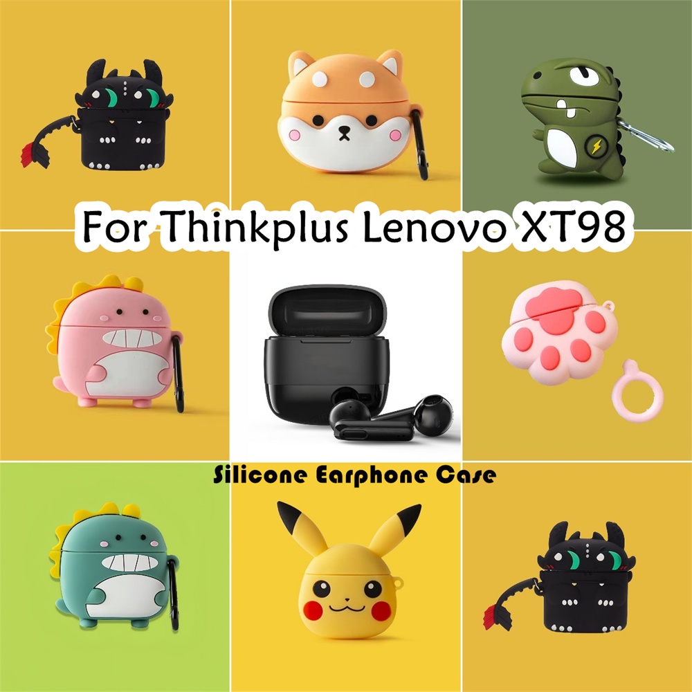 พร้อมส่ง! นําไปใช้กับ Lenovo Thinkplus XT98 เคส Case เคสหูฟัง การ์ตูนชุด ซิลิโคนนุ่ม เคส เคสหูฟัง