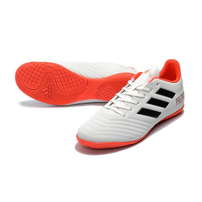 【Ready Stock】Adidas Predator 18.4 TF Low top outdoor Football boots futsal Shoes soccer boot men's