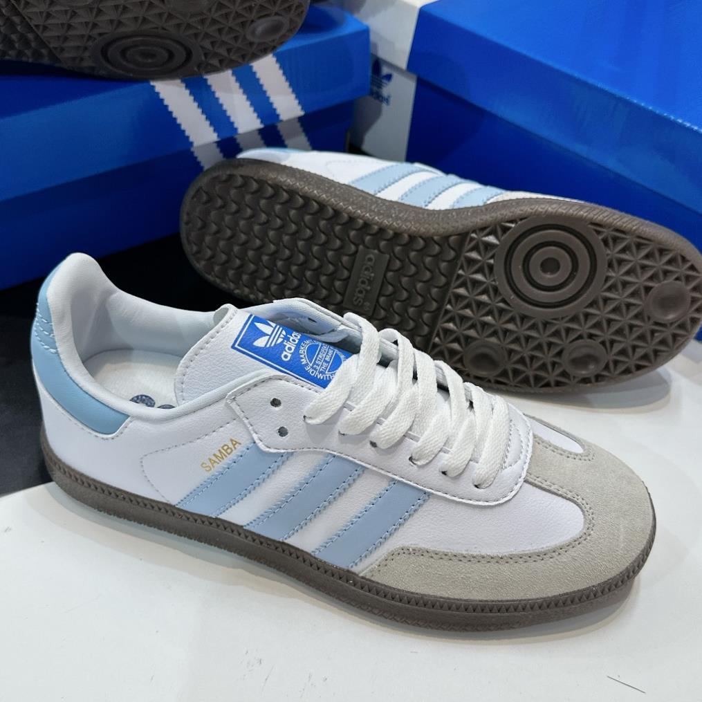 Adidas Originals Samba OG White Halo รองเท้าผ้าใบเต็มกล่อง GALIO _ SHOP แฟชั่น