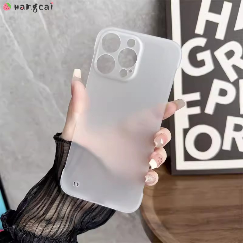 เคสโทรศัพท์มือถือแบบแข็ง ใส ผิวด้าน ไร้กรอบ บางมาก สําหรับ OPPO Reno 5 4 Pro 5G Plus SE Find X6 X5 X3 Pro
