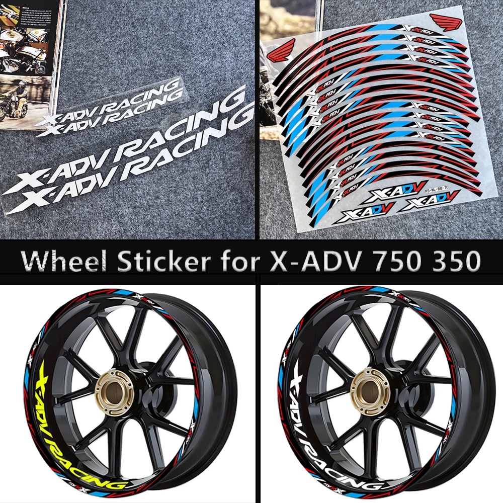 สติกเกอร์สะท้อนแสง ติดขอบดุมล้อรถมอเตอร์ไซค์ สําหรับ HONDA X-ADV750 X ADV750 xadv 750