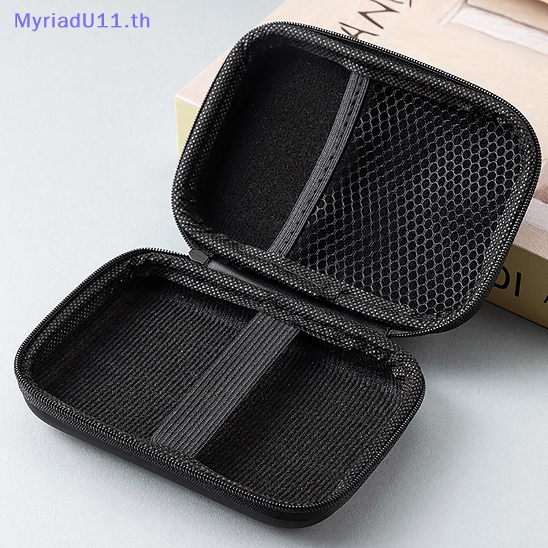 Myriadu กระเป๋าฮาร์ดไดรฟ์ EVA HDD SSD มีซิป สําหรับฮาร์ดไดรฟ์ 2.5 TH