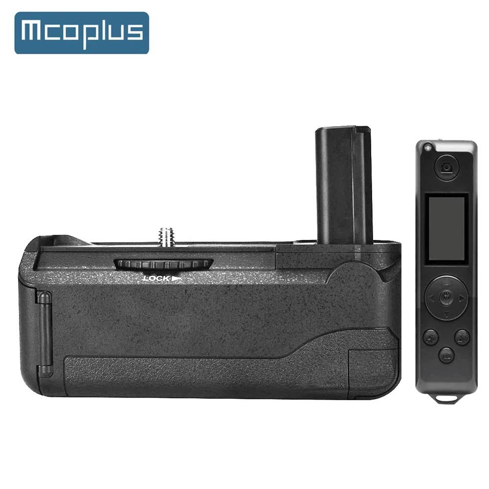 Mcoplus BG-A6300 PRO แบตเตอรี่แนวตั้ง Grip สําหรับ Sony A6100 A6000 A6300 A6400 กล้อง 2.4G รีโมทคอนโ