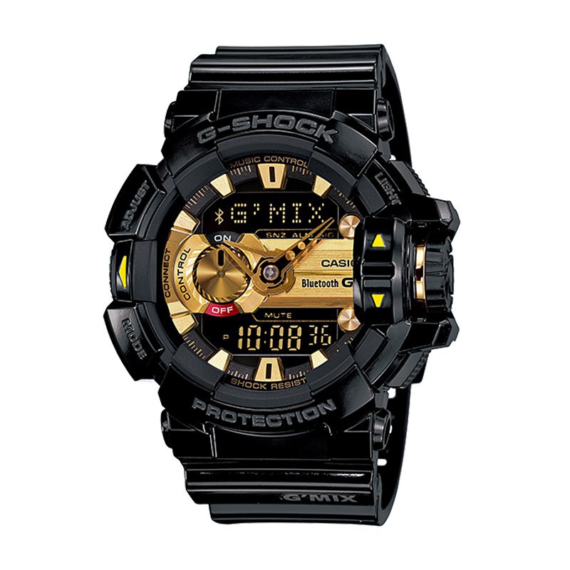 คาสิโอ G-Shock Series นาฬิกาข้อมือเรซิ่น สีดํา GBA400-1A9 GBA-400-1A9