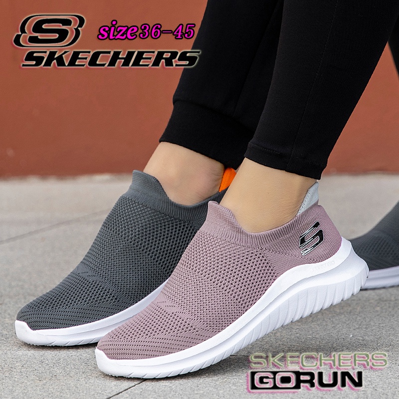 Skechers_ รองเท้ากีฬา รองเท้าวิ่ง สลิปออน 4 สี สําหรับผู้ชาย ผู้หญิง ใส่กลางแจ้ง