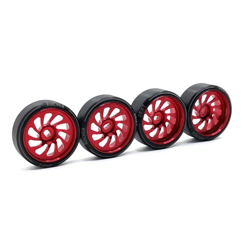 27มม. โลหะล้อดริฟท์ยาง1/28 RC รถอะไหล่อัพเกรดและดัดแปลงสำหรับ wltoys Kyosho ยุงรถ & -- &