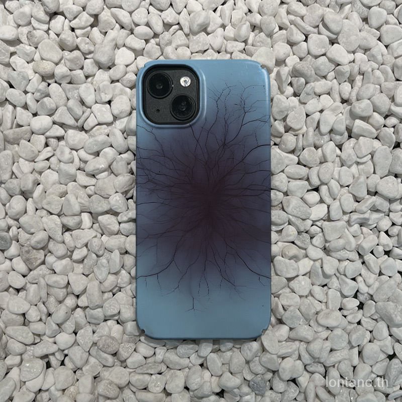เคสโทรศัพท์มือถือแบบแข็ง กันกระแทก ลายดรีมแลนด์ สีฟ้า เทา สําหรับ iPhone 15promax 14 13 12 Niche 11 xr