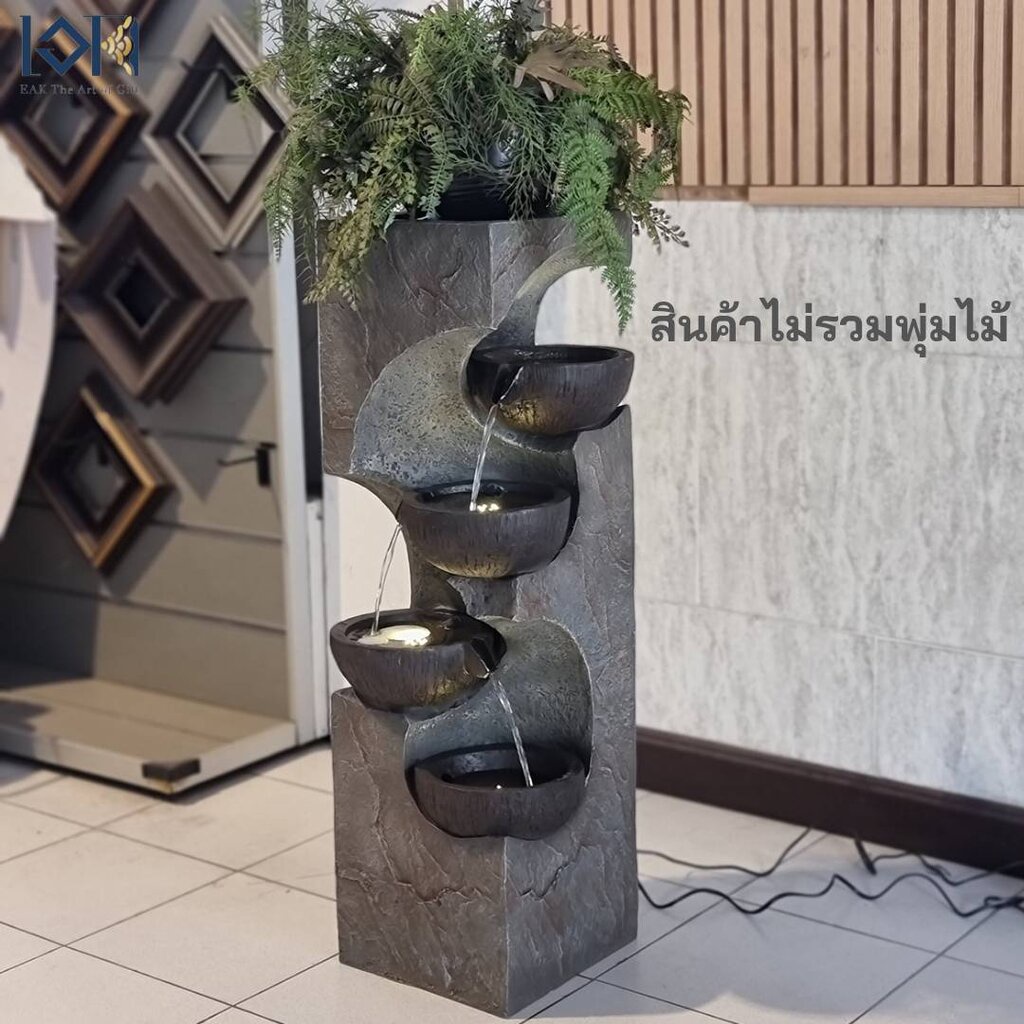 น้ำพุตั้งพื้น รุ่นFF2023 น้ำพุหน้าบ้าน อ่างน้ำตกแต่งบ้าน น้ำพุเสริมฮวงจุ้ยแต่งสวน