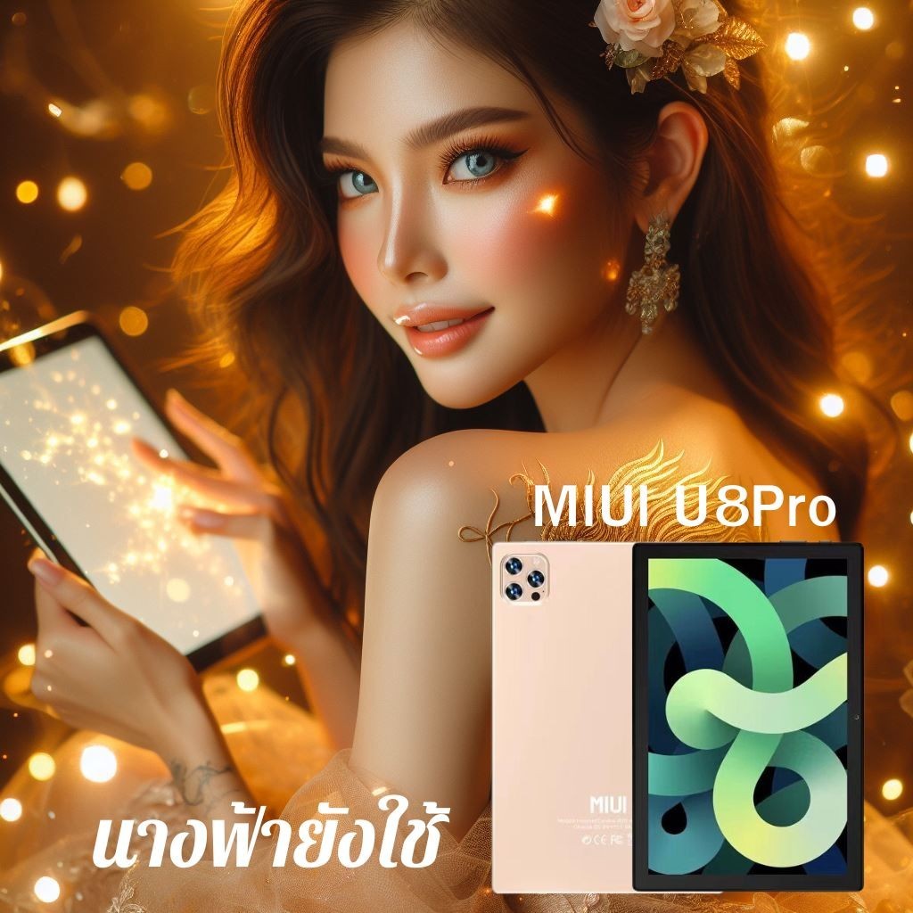 (พร้อมส่งจากไทย) MIUI U8Pro (6+128GB) แท็บเล็ต Android 11 ขนาดจอ 10.5 นิ้ว(เล่นได้2หน้าจอ) ประกันศูนย์ไทย 1ปี