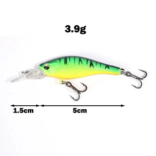 Outkit ใหม่ 1 ชิ้น Sinking Slowly Minnow Fishing Lure 5 ซม.3.9g เหมือนจริง Swing ปลาขนาดเล็กดําน้ําลึก Hard Lures ญี่ปุ่นฤดูหนาวเหยื่อ