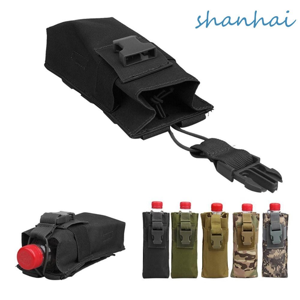 Shanhai กระเป๋าคาดเอวไนลอน 600D ทนทาน สําหรับไฟฉาย ขวดน้ํา และอุปกรณ์เสริมแคมป์ปิ้ง