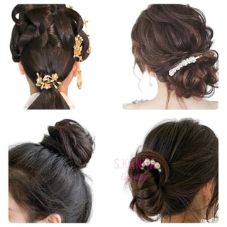 กิ๊บสีดำ เกล้าผม กิ๊บทำผมตามใจชอบ หนีบเซ็ตผม (50 ชิ้น/แพ็ค) U Shape Hair pin (50 PCS/Pack)
