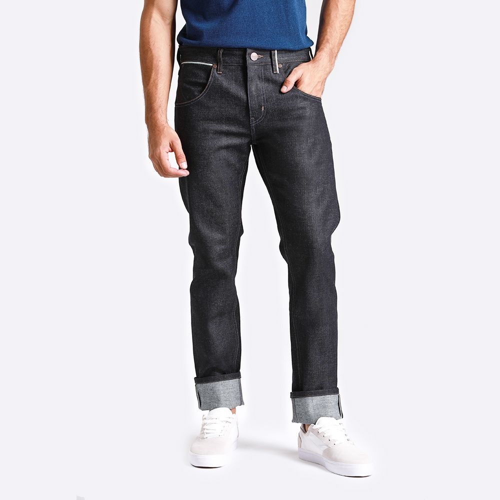 WRANGLER กางเกงยีนส์ผู้ชาย คอลเลคชั่น Original Wrangler เอวกลาง ทรงตรง รุ่น WR F123MGREN02 สียีนส์