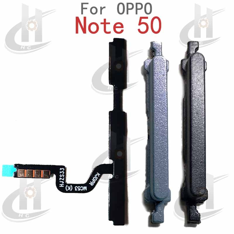 สําหรับ OPPO Realme Note 50 RMX3834 ปุ่มด้านข้างปริมาณพลังงานปุ่ม Flex Cable Keys ปุ่มปิดระดับเสียงขึ้นลงด้านข้าง อะไหล่ทดแทน