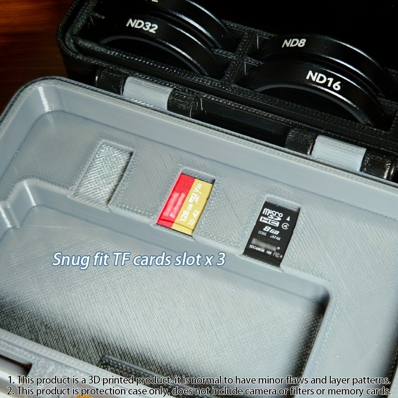 3d การพิมพ์ Manufacturing กล่องเก็บสําหรับ DJI Action Cam 3, 4, 5 Gadget Organizer Case