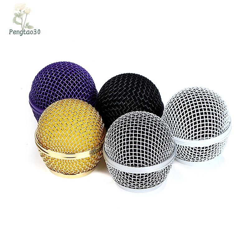 [Eao] 1 PC สําหรับ Shure SM58 ไมโครโฟนไร้สายเปลี่ยนตะแกรงไมโครโฟนโลหะ Replacing Professional Party Mic Head Part [TH]