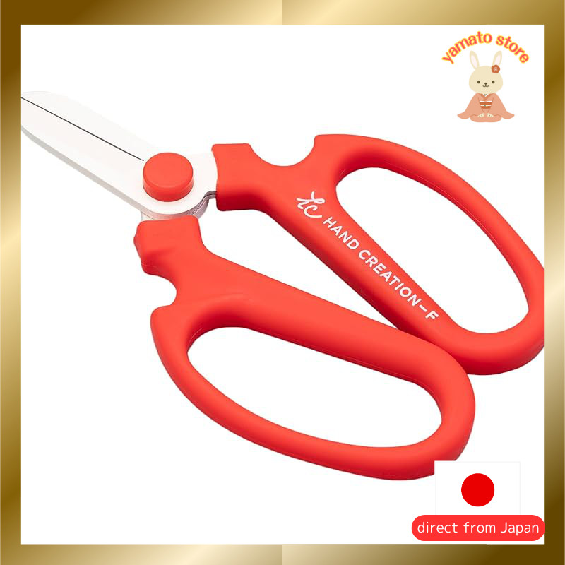 Sakagen Flower Scissors Hand Creation F Cute Fluorine Coating Approximately 15.5 × 10 cm Made in Jap
