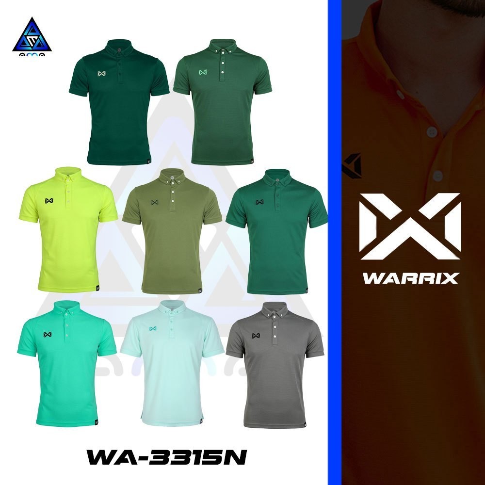 ลดแล้วลดอีก30% Sport เสื้อ WARRIX รุ่น CLASSIC รหัส WA-3315N วาริกซ์เสื้อโปโล WARRIX ชุด 7 แท้100%