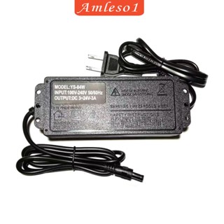 [Amleso1] อะแดปเตอร์พาวเวอร์ซัพพลาย แรงดันไฟฟ้า 3V~24V 84W สําหรับพัดลม DC โคมไฟตั้งโต๊ะ มอเตอร์