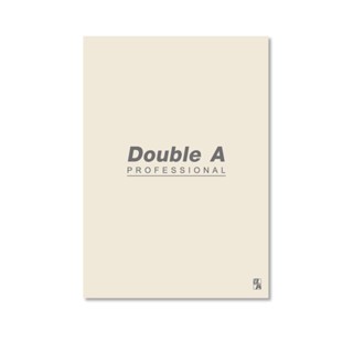 DOUBLE A สมุดรายงาน A4 70แกรม 50 แผ่น สีครีม