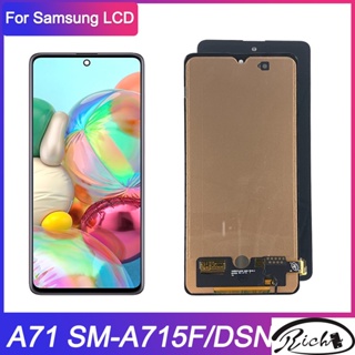 อะไหล่หน้าจอสัมผัส LCD คุณภาพสูง สําหรับ Samsung Galaxy A71 A715 A71 A715