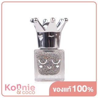 Miniheart Premium Nail Colours 11ml #PR19-Rainbow Glitter มินิฮาร์ท สีทาเล็บแบบธรรมดาสูตรพรีเมี่ยม.