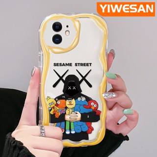 เคสโทรศัพท์มือถือแบบนิ่ม ใส กันกระแทก ลายการ์ตูน Sesame Street สําหรับ iPhone 11 11 Pro 11 Pro Max