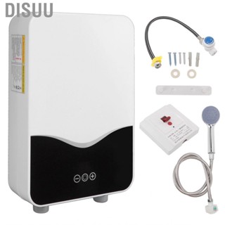 Disuu Shower Water Heater  Tankless 220V 5500W HD Touch Screen for Kitchen