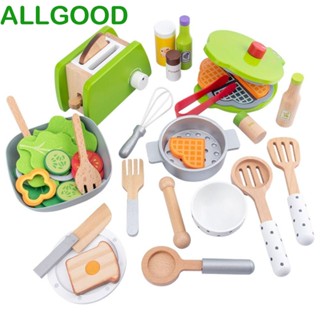 Allgoods โมเดลเครื่องปิ้งขนมปัง แบบไม้ DIY ของเล่นสําหรับเด็ก|ของขวัญเด็ก