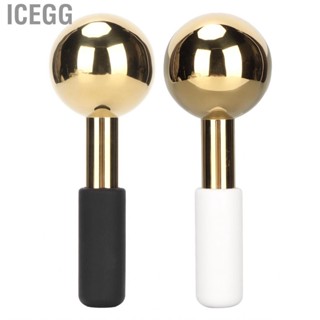 Icegg Ice Globes Gold Stainless Steel Ball  Age Skin Soothing Reduce Irritation De