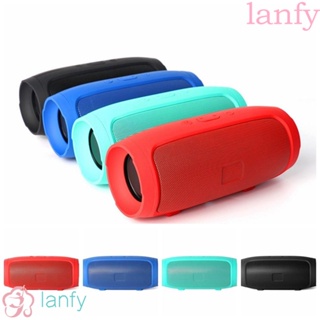 Lanfy ลําโพงสเตอริโอบลูทูธไร้สาย เครื่องเล่นเสียง J007 ทนทาน ขนาดเล็ก