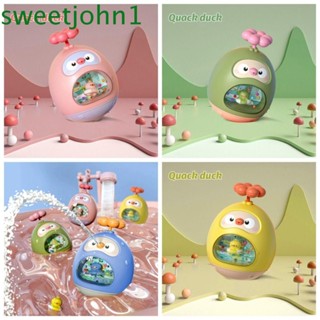 Sweetjohn ของเล่นเป็ดน้อยสีเหลือง เป็ดน้อย เป็ดสีเหลือง เป็ดพ่นน้ํา เป็ดสเปรย์น้ํา ของเล่นน้ําสะเทินน้ําสะเทินบก เป็ดน้อย สีเหลือง ของเล่นเด็ก