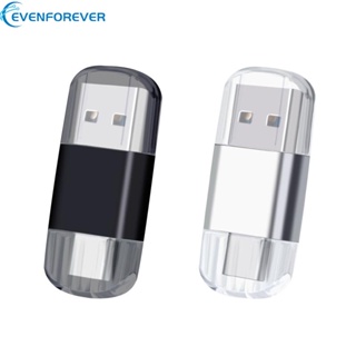 Ev อะแดปเตอร์การ์ดรีดเดอร์ USB 2 0 Type C ความเร็วสูง TF SD OTG ขนาดพกพา