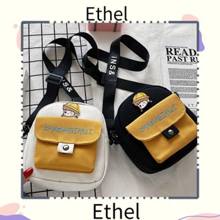 Ethel1 กระเป๋าสะพายข้าง ผ้าแคนวาส ขนาดเล็ก พิมพ์ลายการ์ตูน แฟชั่น