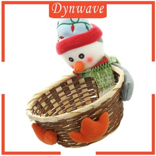 [Dynwave] ตะกร้าเก็บขนม รูปซานตาคลอส ขนาดเล็ก สําหรับตกแต่งบ้าน ปาร์ตี้คริสต์มาส