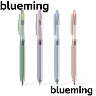 Blueming2 ปากกาเจล 0.5 มม. พลาสติก สีดํา คุณภาพสูง สําหรับสํานักงาน 4 ชิ้น
