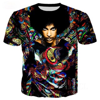 เสื้อยืด พิมพ์ลาย Singer Prince Rogers Nelson สไตล์ฮาราจูกุ