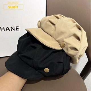 Suair Beret หมวกเบสบอล สีพื้น สําหรับผู้หญิง