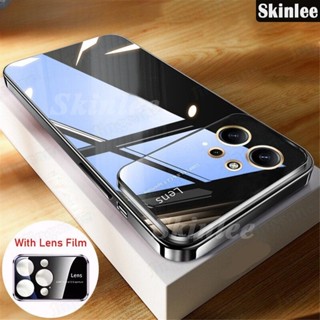 เคสโทรศัพท์มือถือ TPU แบบนิ่ม ชุบไฟฟ้า ป้องกันเลนส์ ป้องกันการชน ขนาดใหญ่ สําหรับ Redmi Note 12 Pro Plus Note 12 Pro Plus