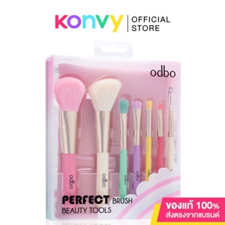 ODBO Perfect Brush Beauty Tools 7pcs OD8-193 เซตแปรงแต่งหน้าสีพาสเทล 7 ชิ้น.