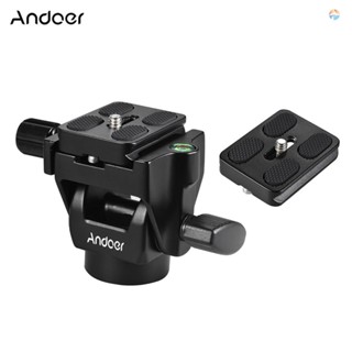 {Fsth} Andoer M-12 หัวเอียงโมโนพอด พาโนรามา พร้อมแผ่นปลดเร็ว 2 ชิ้น