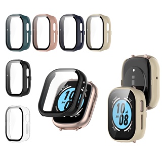 เคส + ตัวป้องกันหน้าจอ สําหรับ honor watch 4 watch4 TMA-L19 เคสกันชน กรอบ PC แบบแข็ง + กระจกนิรภัย HD แบบบาง ป้องกันรอยขีดข่วน