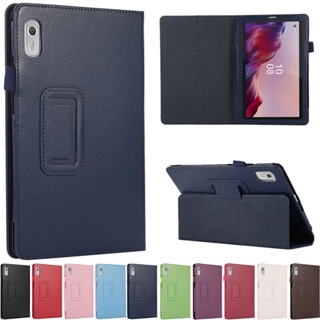 เคสหนัง PU ฝาพับ กันกระแทก 9 นิ้ว พร้อมขาตั้ง สําหรับ Lenovo Tab M9 (TB310XU TB310FU)