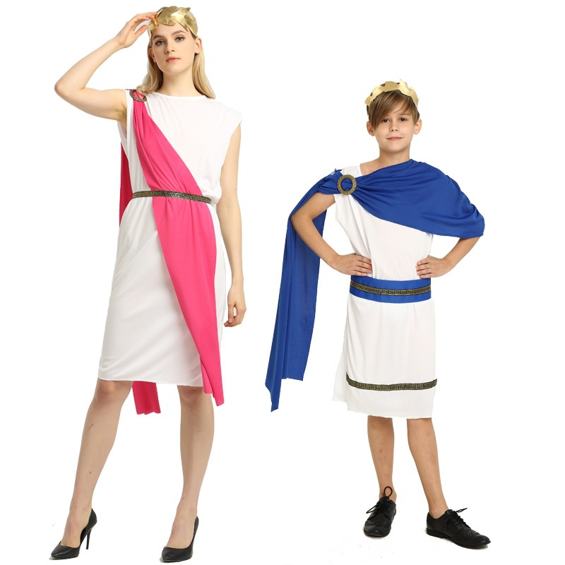 เครื่องแต่งกายเจ้าชายเจ้าหญิงอาหรับ ซีอุส กรีก โบราณ สไตล์โรมัน สําหรับปาร์ตี้ฮาโลวีน