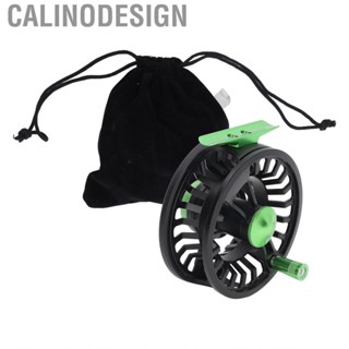 Calinodesign Fly Fishing Reel Save Energy Wheel with Storage Bag for Rod