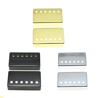 Xin ฝาครอบปิ๊กอัพกีตาร์ไฟฟ้า 50 มม. และ 52 มม. สําหรับกีตาร์ไฟฟ้า LP Humbucker 2 ชิ้น