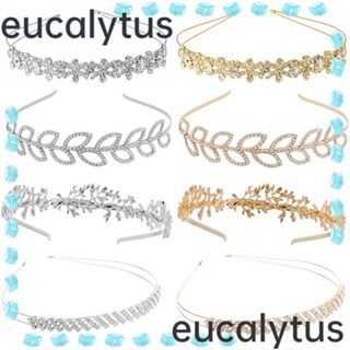 Eucalytus1 ที่คาดผม ประดับไข่มุก พลอยเทียม ดอกไม้ ใบไม้ เครื่องประดับผม หวีผม งานแต่งงาน