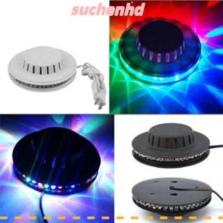 Suchenhd โคมไฟดิสโก้ Led 48 ดวง มินิดิสโก้ ไฟสี USB 8 W โคมไฟเพลง ปาร์ตี้