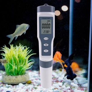 [Hightechworld.th] เครื่องทดสอบคุณภาพน้ําดิจิทัล PH TDS 7 in 1 0-9999 Ppm Salinity S.G Temp EC สําหรับสระว่ายน้ํา ตู้ปลา ดื่มน้ํา ทดสอบค่า PH